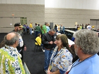 Conversation after the raffle is complete